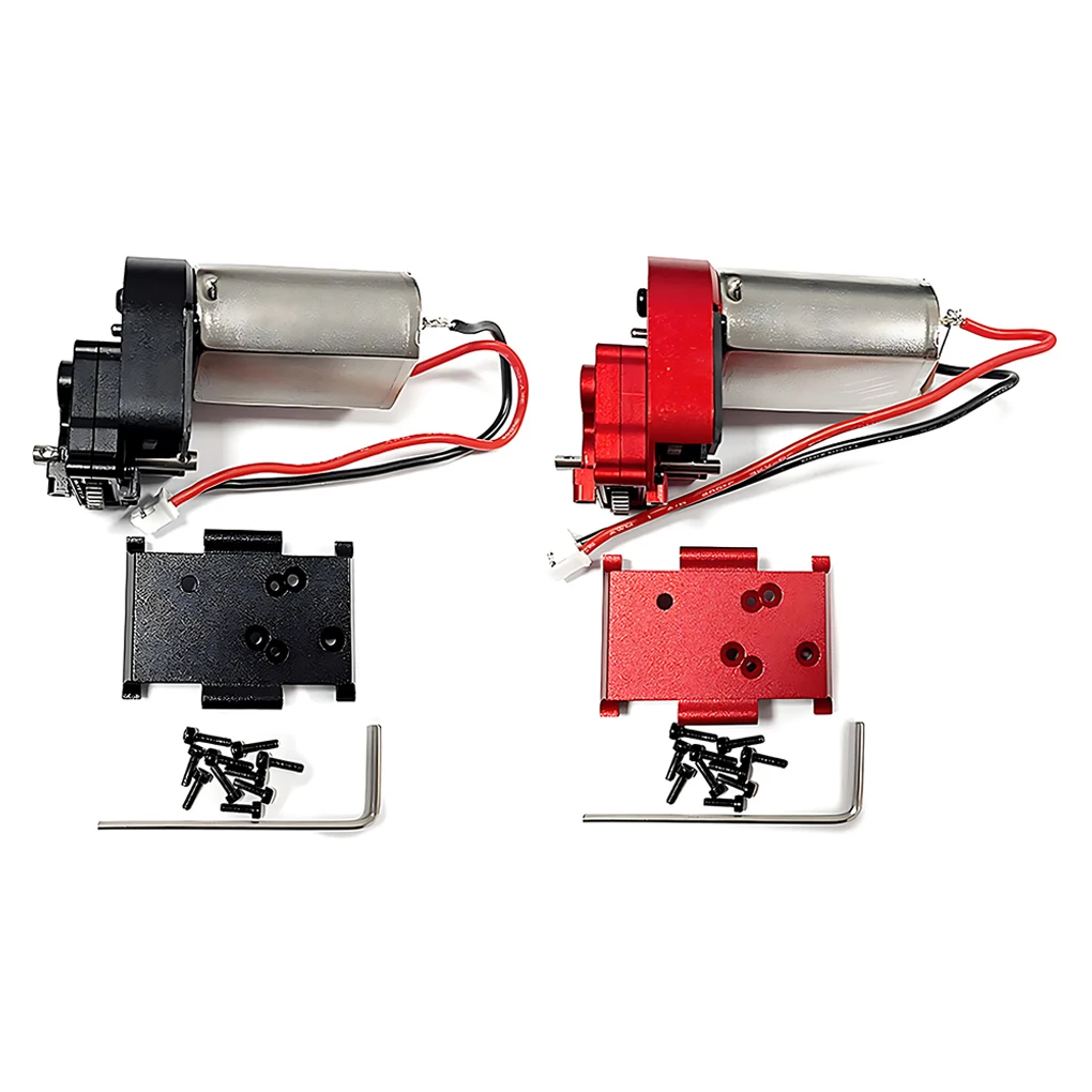 Коробка передач 180 Motor 51T для HobbyPlus 1 18 CR18P Rock Van надежная и Точная передача Черная