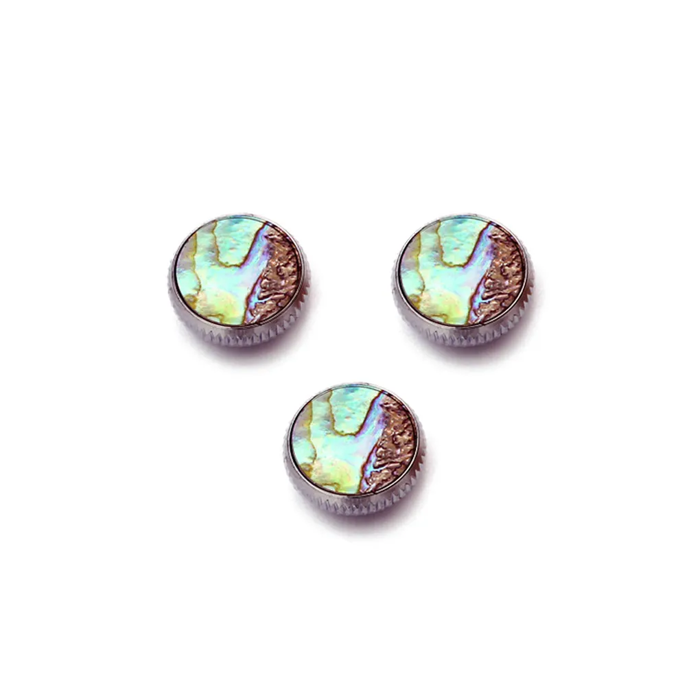

3 Pieces Saxophone Buttons Trumpet Decorative Professional Smooth Surface Instrument Accessories Good Touch Keys Silver