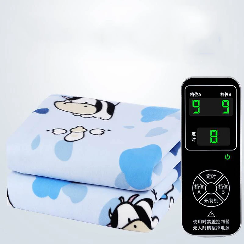 Baby Cute Electric Blanket Economic Thermostat Controller Timer Electric Blanket Nordic Removing Mites Heizung Electric Blanket