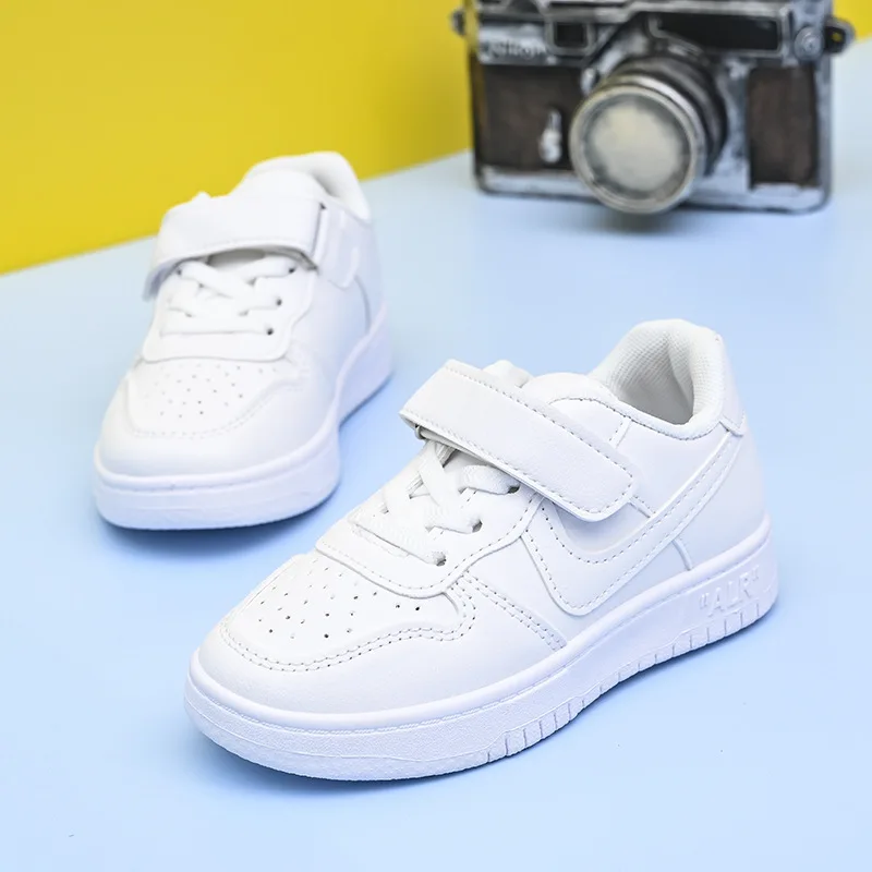 

New Children's Shoes Light Sneakers White Girls Boys Breathable Toddler Shoes Kids Fashion Sport Shoes Flats Shoe Versatile