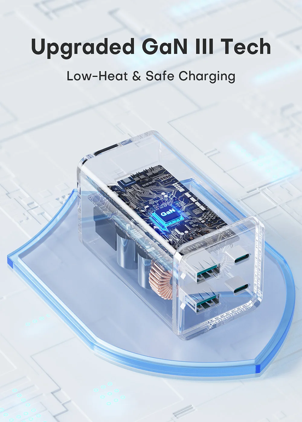 KOVOL 120W Charger GaN 100W PPS PD QC 3.0 Desktop Laptop Fast Charge For iPhone 13 12 Pro Max Samsung Xiaomi Phone Charger