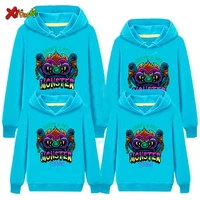 family matching outfits sweatshirt hoodie spring hoodies clothing matching kids vacation outfit holiday trip mommy and me onesie