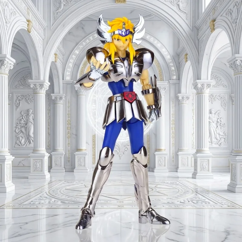 Фото Сборная фигурка-игрушка Saint Seiya GT Cygnus Hyoga Helmet V1 Myth Cloth EX, 20-летний юбилей, металлическая броня, коллекционный подарок №3