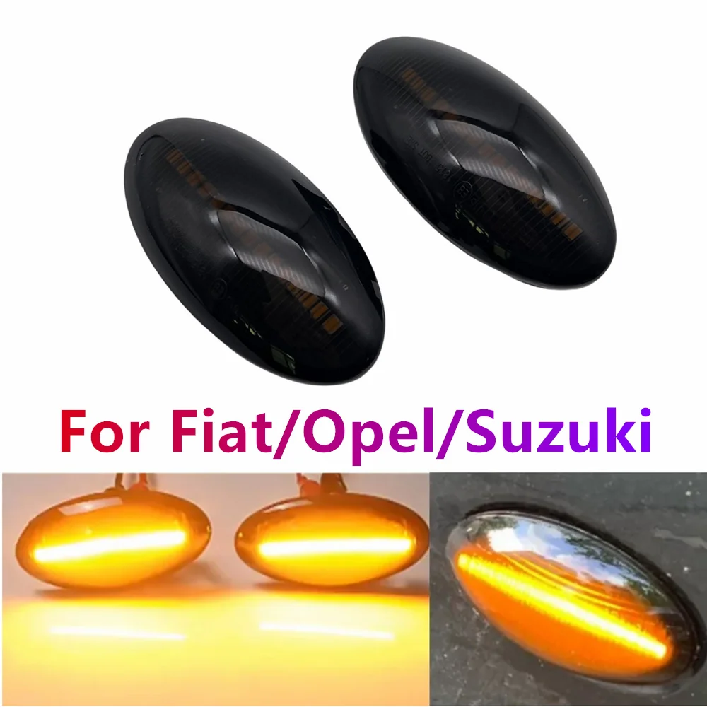 2 шт. автомобиль для Suzuki APV Alto Swift Jimny Vtarai SX4 светодиодный динамический боковой