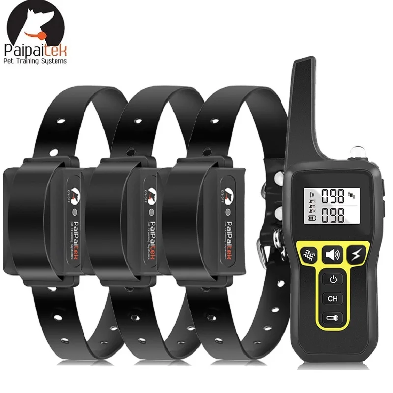 

Ошейник для собак с дистанционным управлением, 3 режима работы, 1000 м