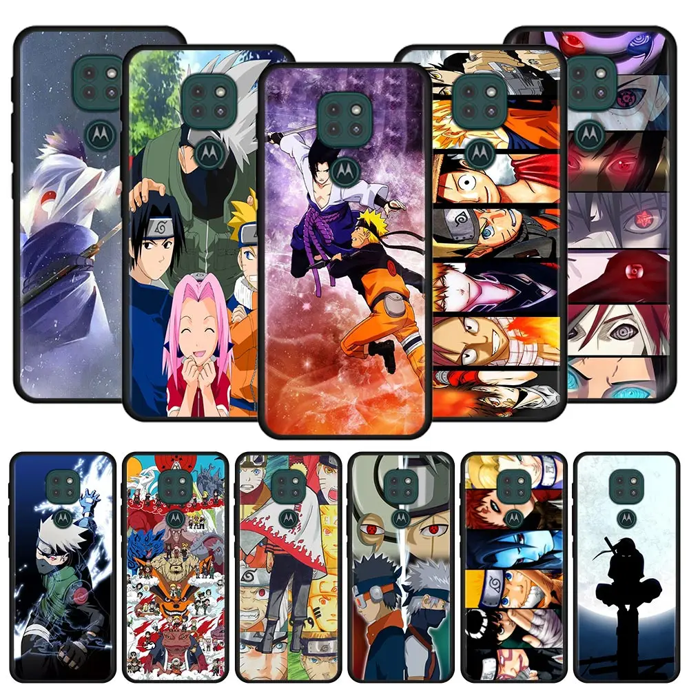 

Comic Naruto Sasuke Kakashi Case For Samsung A50 A30 A70 M31 for Moto G60 G30 One Fusion G8 Power Lite G9Play G9Plus Phone Cover