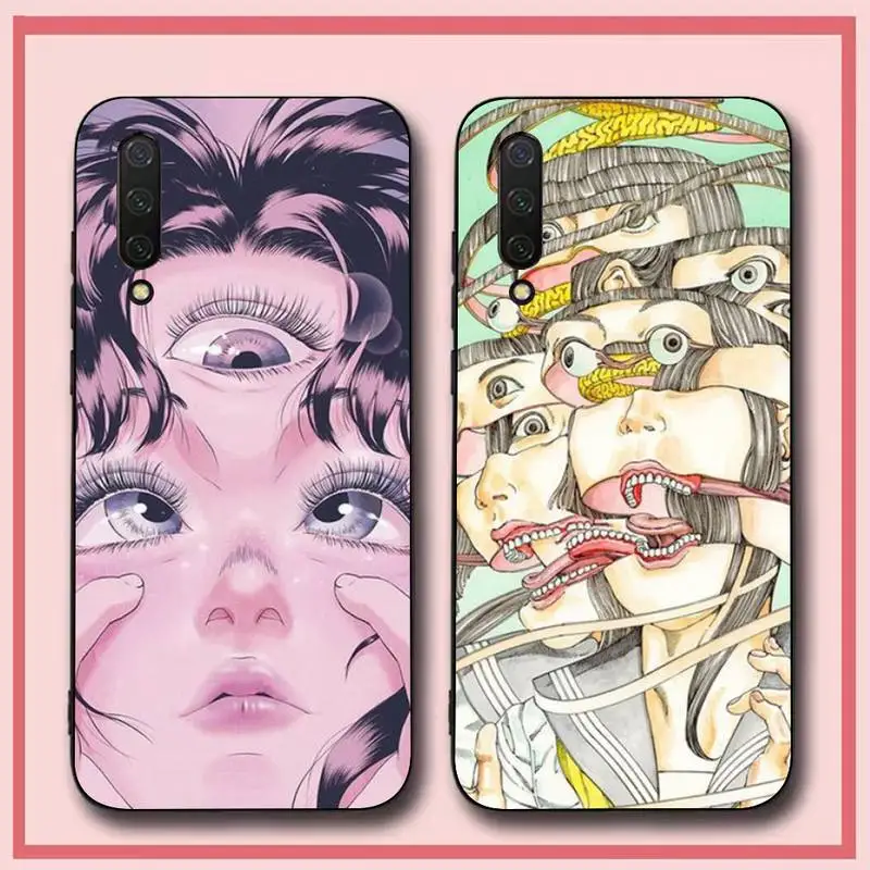 

shintaro kago Horror cartoons Phone Case for Xiaomi mi 5 6 8 9 10 lite pro SE Mix 2s 3 F1 Max2 3