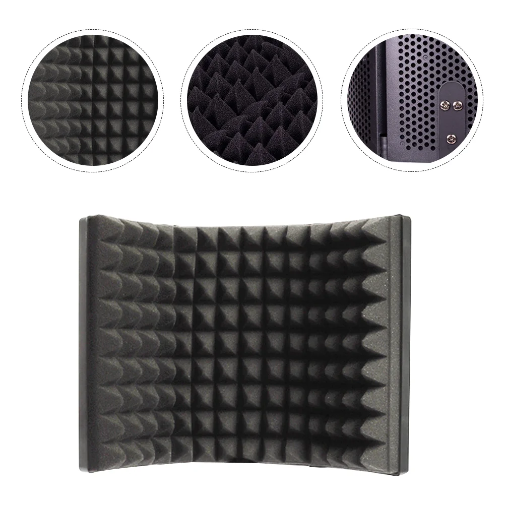 

Cover Microphone Shield Microphone Isolation Shield Microphone Windshield for Live Broadcast Recording