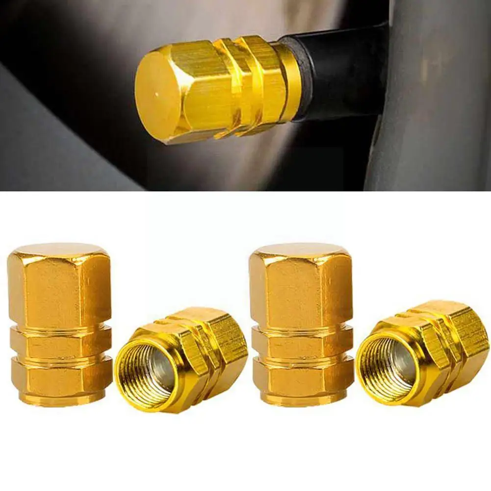 

4 шт. металлических колпачков для клапанов, колпачки для клапанов автомобиля, колпачки для стержней автомобильных клапанов, колпачки для ши...