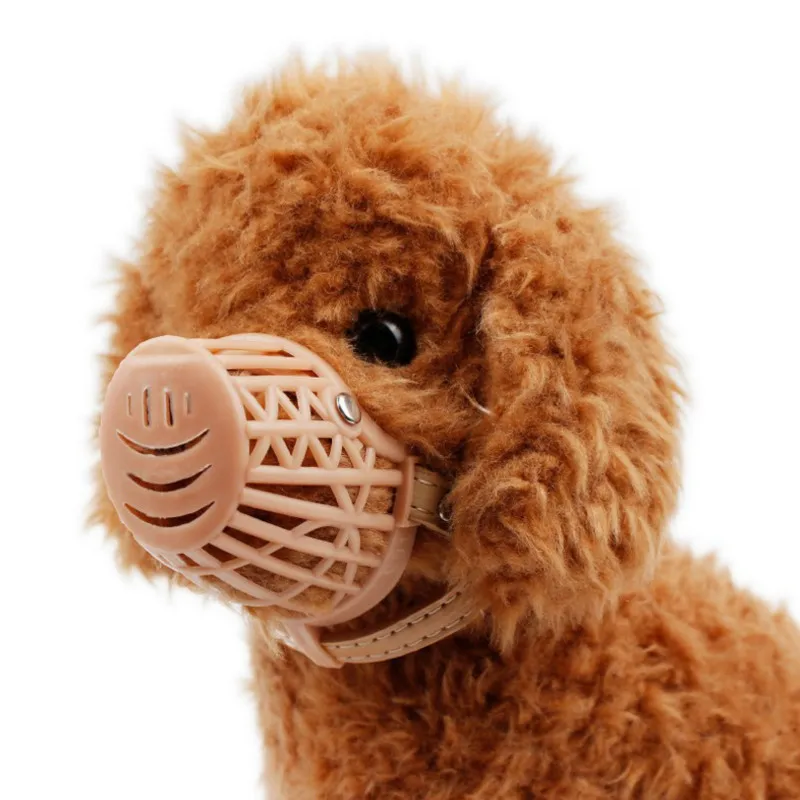 

New Upgrad 1Pcs Adjusting Pet Dogs Muzzle 7 Sizes Plastic Strong Dogs Muzzle Basket Design Anti-biting Dog Mouth For Dogs Cats