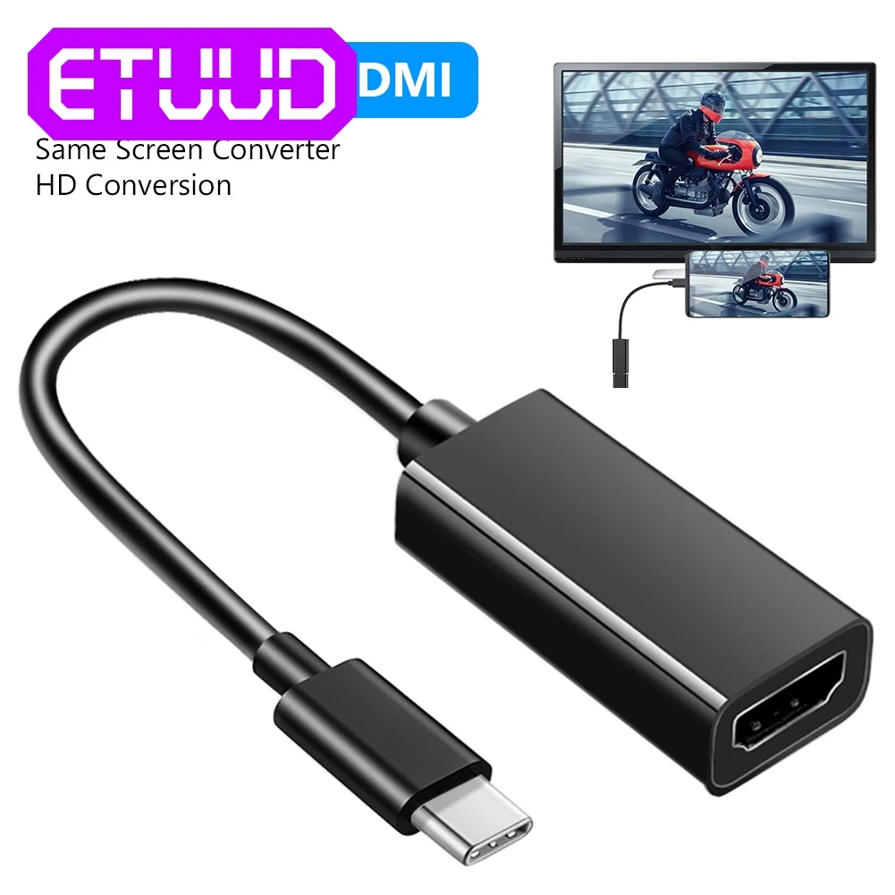 

USB 3.1 USB-C Cable Male To Female USB Type-C To HDMI-compatible Adapter Or MacBook Huawei Mate P20 Pro Samsung Galaxy S10