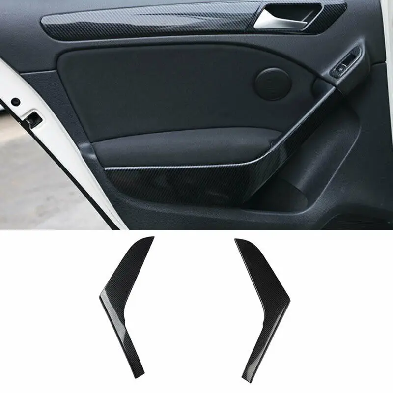 

Car Inner Handle Interior Door Panel Pull Trim Cover Left/Right For VW Golf 6 Mk6 11 12 2009-2013 5K4868039A/5K4868040A