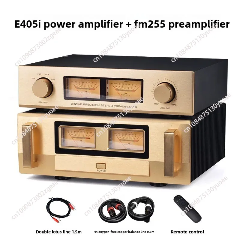 Фото Копия 1:1 усилителя Accuphase E-405 класса A и B мощностью 300 Вт, высокомощный усилитель для домашнего Hi-Fi, класса Hi-End, чистый усилитель мощности №1