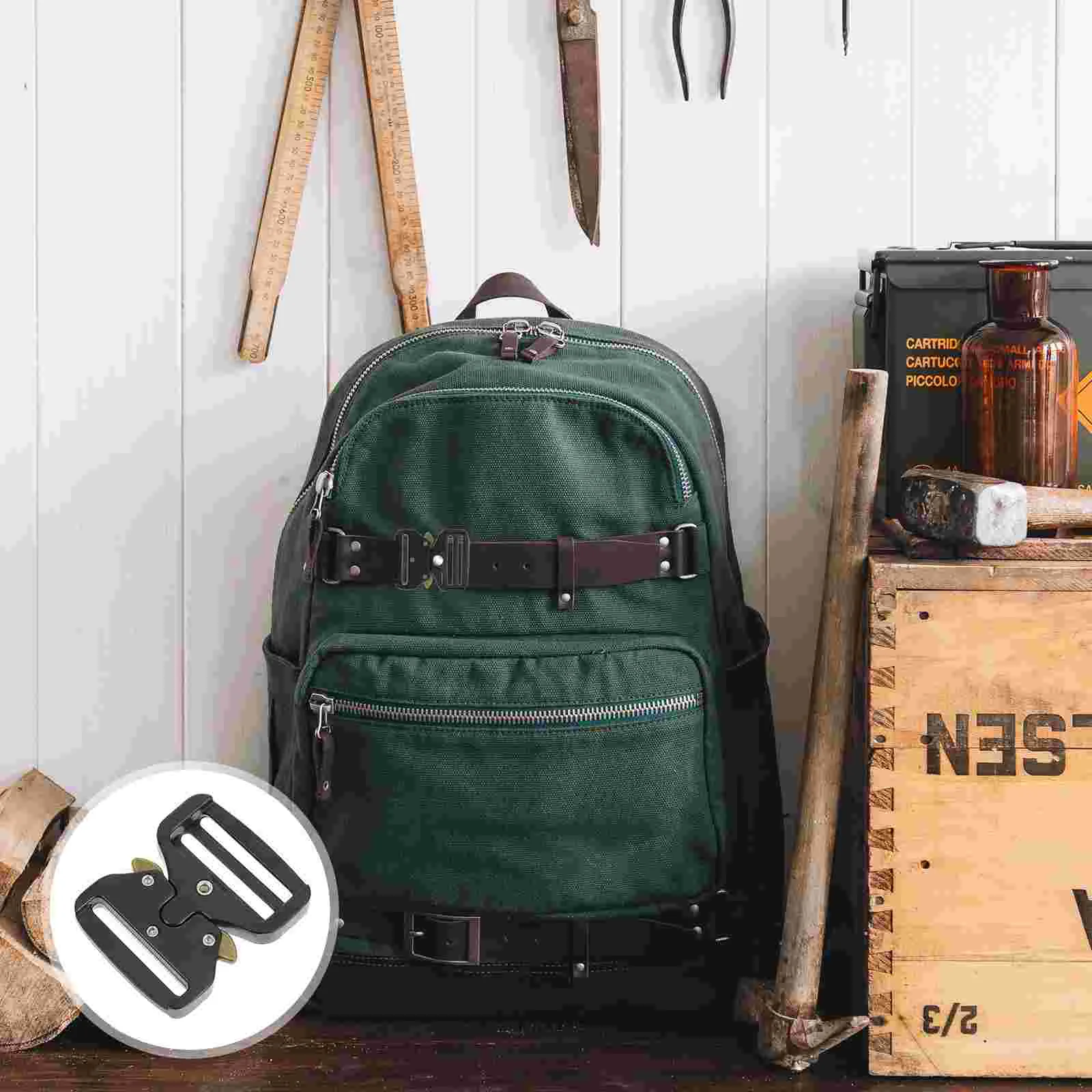 

Buckle Release Buckles Quick Webbing Side Belt Strap Metal Clips Slide Luggage Clip Glide Tri Pet Collar Black Parachute Flat