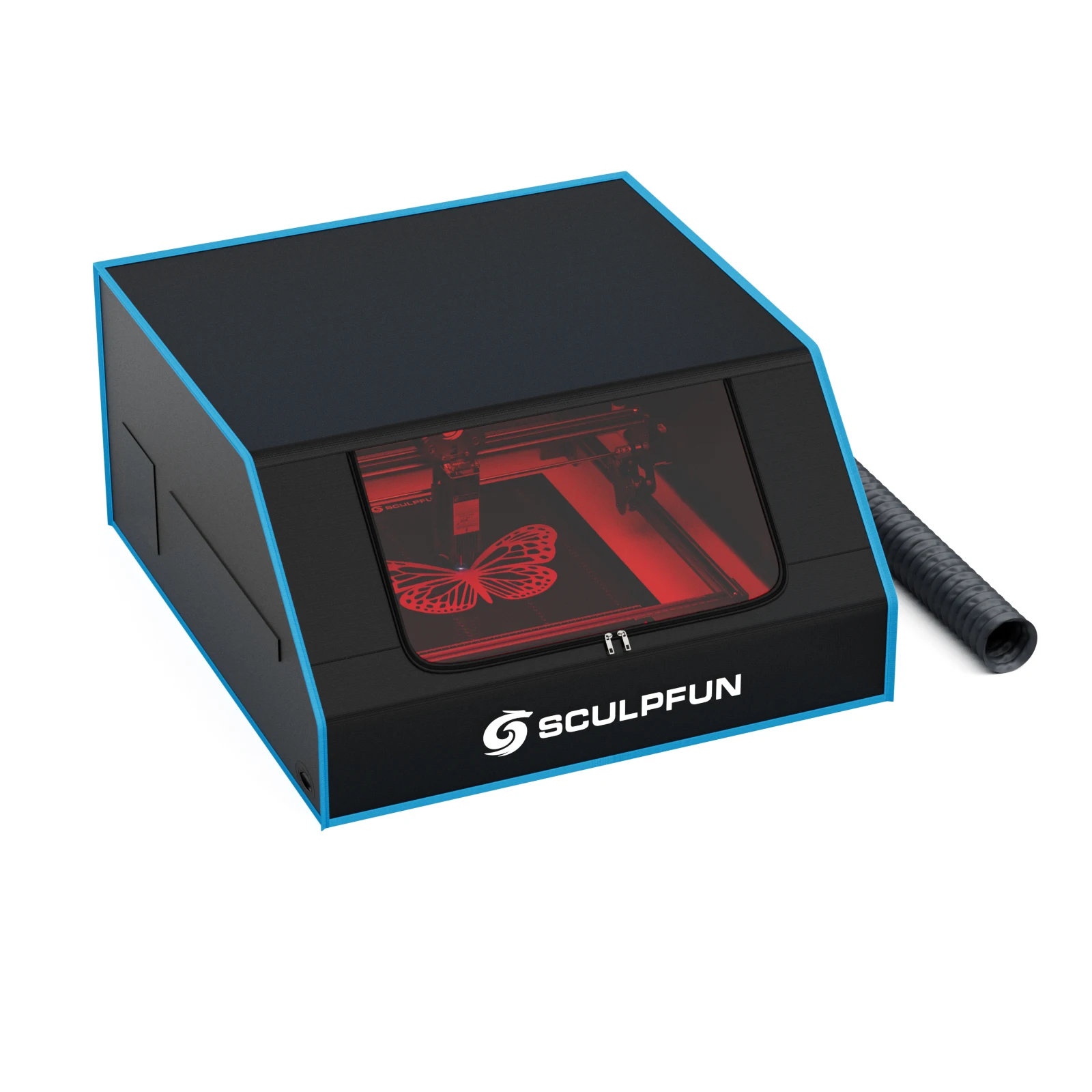 

Корпус для лазерного гравера SCULPFUN B1, огнестойкая Защитная крышка с мощным всасывающим вентилятором, x мм