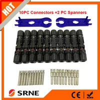 10 pairs solar connector 2pc spanner male female 30a solar panel connector wire connector plug suitable cable 2 546 0mm2