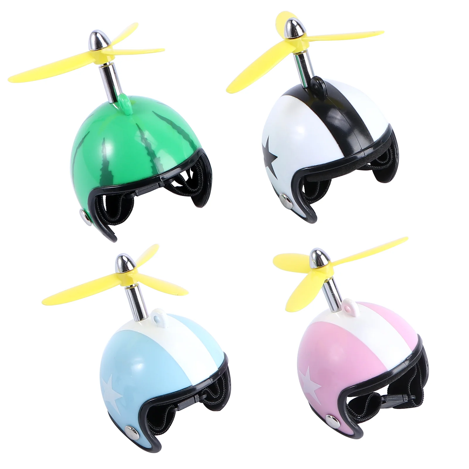 4Pcs Pet Chicken Helmets Funny Creative Poultry Hats Chicken Safety Hats