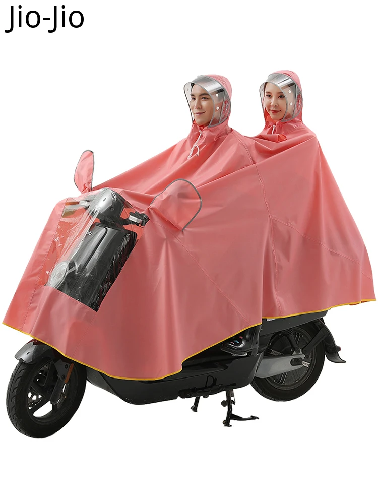 

Rain Poncho Electric Motorcycle Raincoat Women Men Two Person Rainwear Anti-Rain Thickened Increase Rain Coat impermeable gift