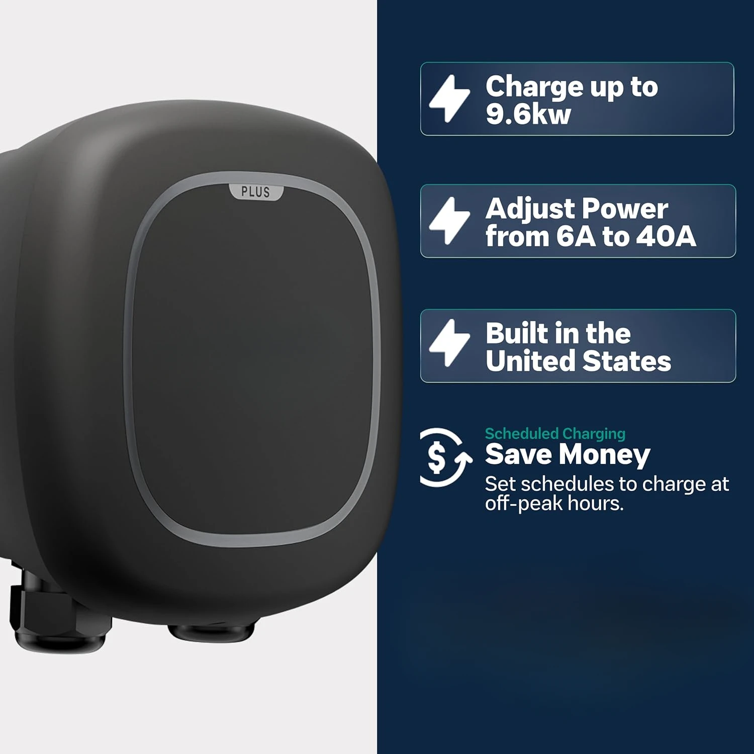 Умное зарядное устройство для электромобилей Pulsar Plus Level 2 — 40 А ультракомпактный