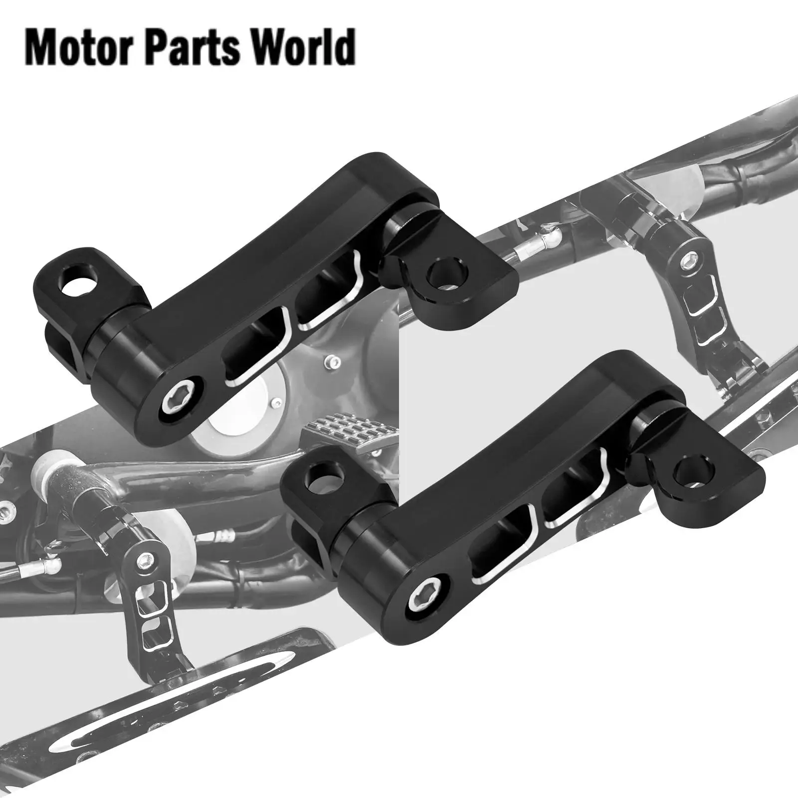 

Adjustable Footpegs Bracket Highway Pegs For Harley Touring Sportster 883 Softail Motorcycle Male Mount Kit Support Extensions