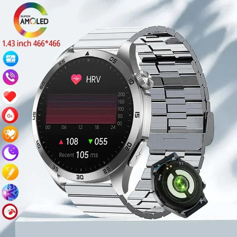 Мужские смарт-часы с функцией измерения уровня сахара в крови