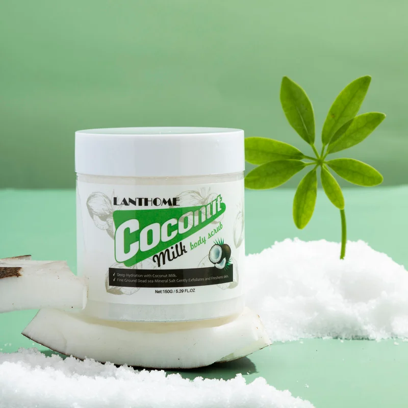 

Naturally Relieve Dryness Flaking Phenomenon Reduce The Appearance of Wrinkles Sagging Skin Age Spots Coconut Milk Body Scrub