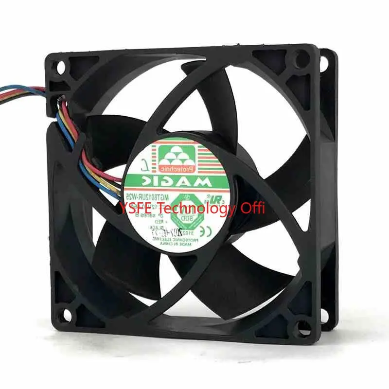 8025 80 мм 80*80*25 мм, совместимый кулер для ЦП, технические характеристики, как Cooler Master FA08025M12LPA 12 В а с 4 контактами