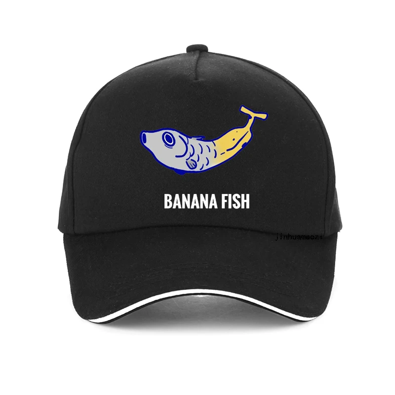 

Banana Fish Ash Lynx Anime Printed baseball cap Summer Harajuku Cotton men women Hip Hop hat Funny banana Cartoon Snapback hats