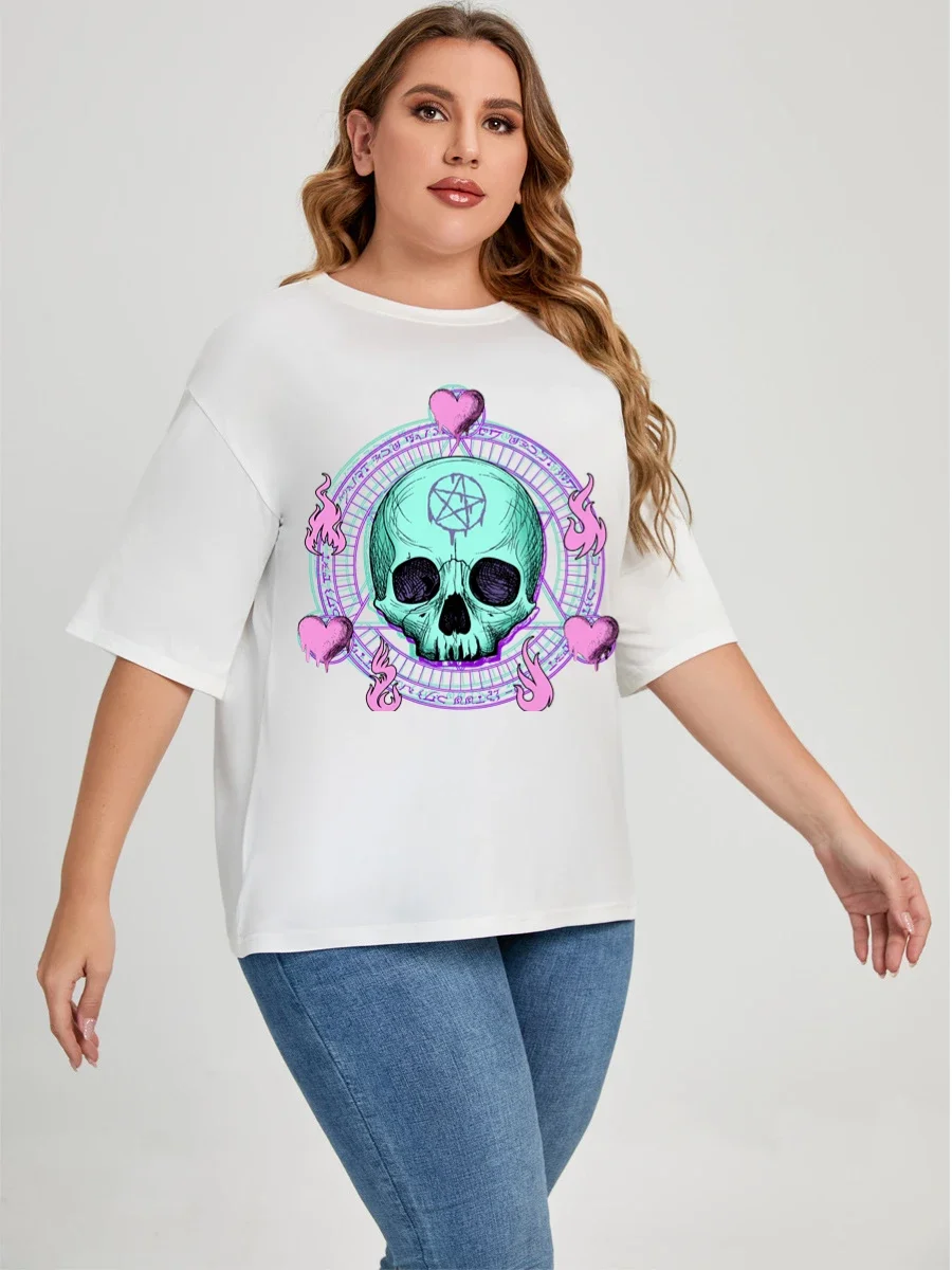 Футболка женская с графическим принтом и коротким рукавом