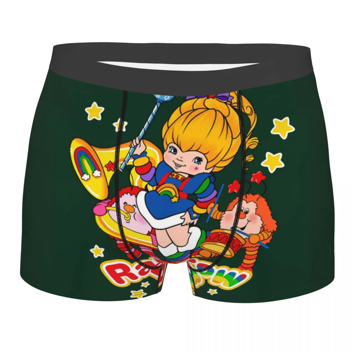 

Мужские трусы-боксеры Rainbow Brite And Friends, мужские мягкие трусы с 3D-принтом, брифы
