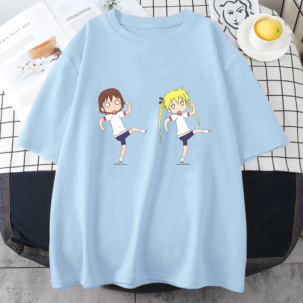 

Kill Me Baby Agiri Goshiki Yasuna Oribe Sonya T-shirts WOMEN Kawaii/Cute Tshirts 100% Cotton High Quality T Shirts Slight Strech