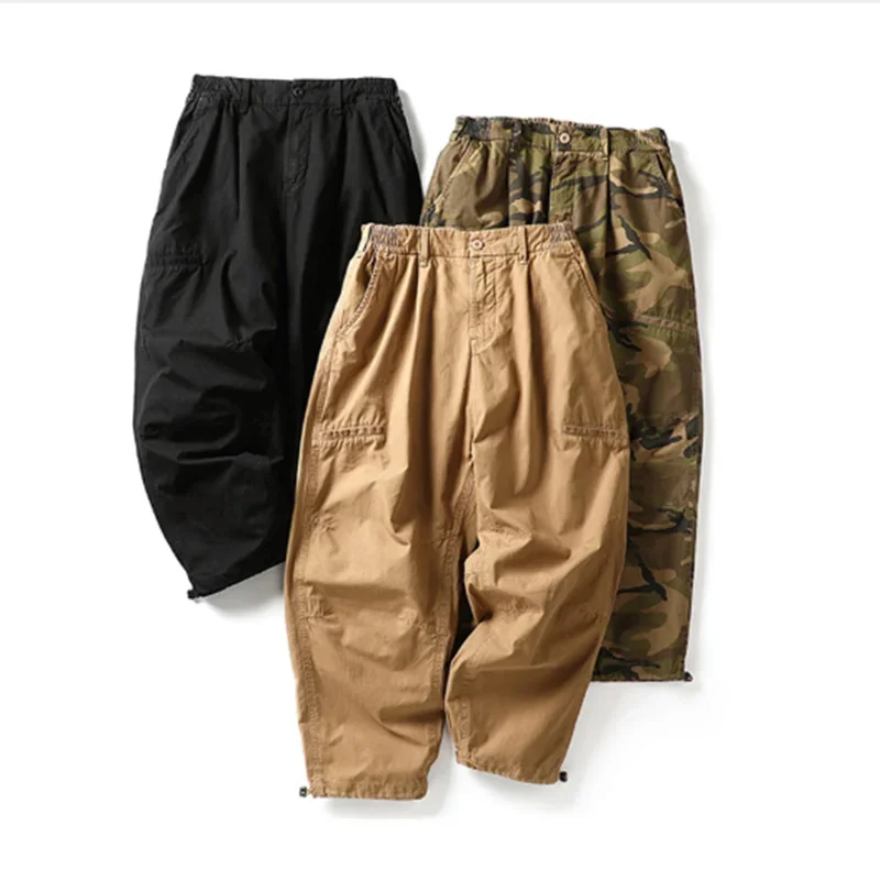 Свободные повседневные штаны для мужчин и женщин всесезонные камуфляжные