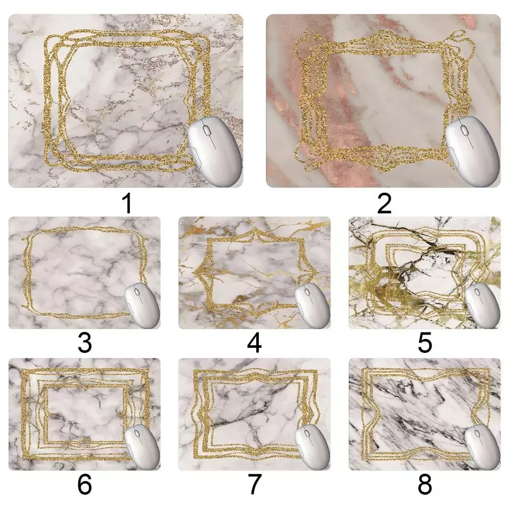 

Nordic Style Marble Mousepad for Gaming Laptop Computer Desk Mat Mouse Pad Wrist Rests Table Mat Office Desk Accessories