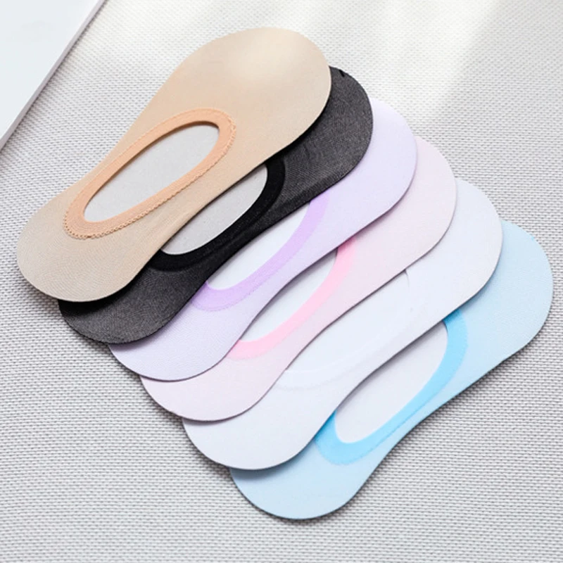 

3 пары, летние однотонные женские носки