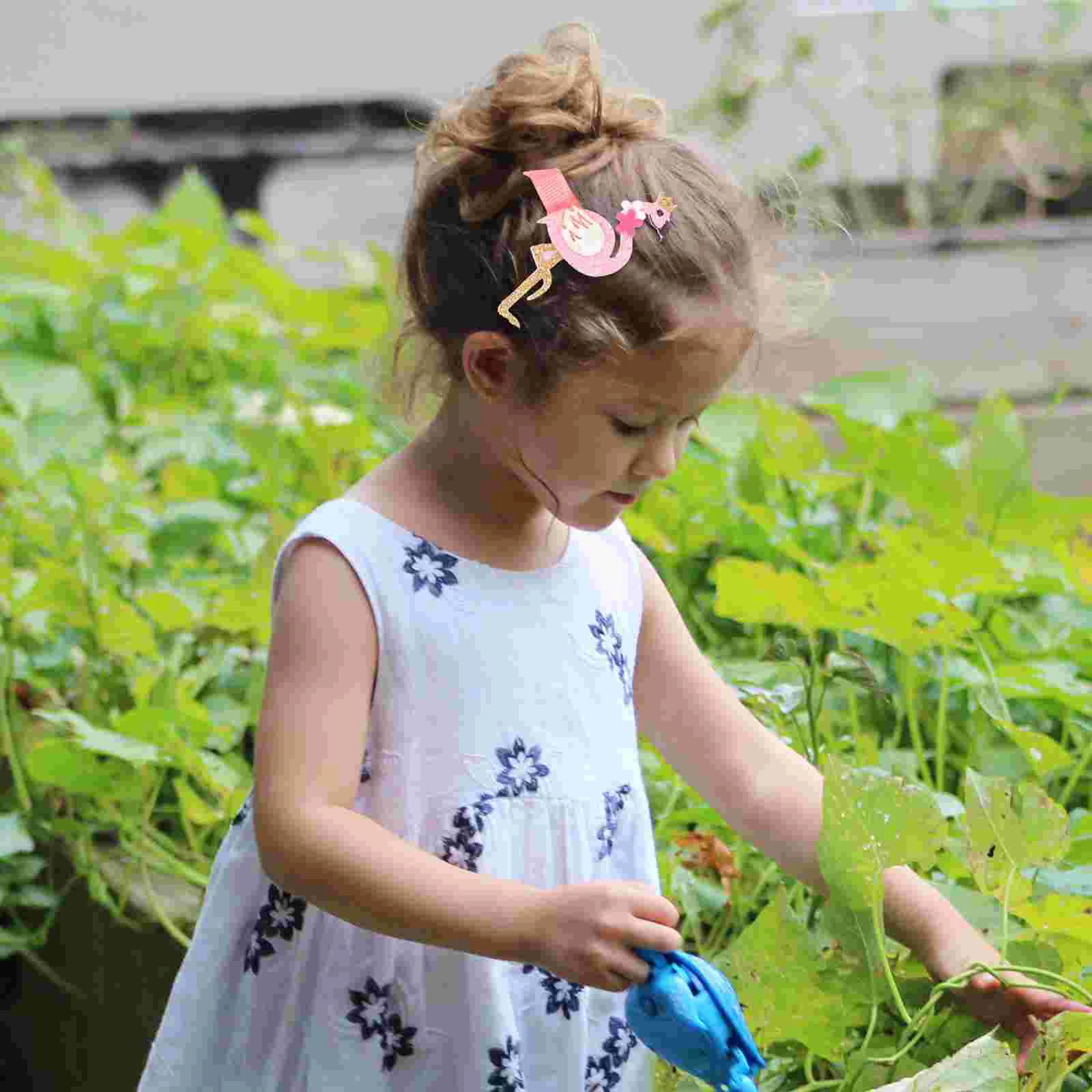 

2pcs Hair Barrettes Small Cartoon Bird Alligator Clip Headdress Photo Prop Fancy Dress Hair Clip for Ladies