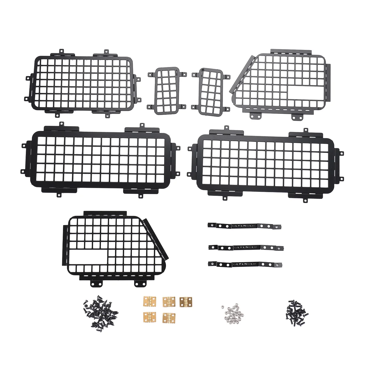 Металлическая стереоскопическая сетка защитная для MN D90 MN-90 D99S MN99S 1/12 RC