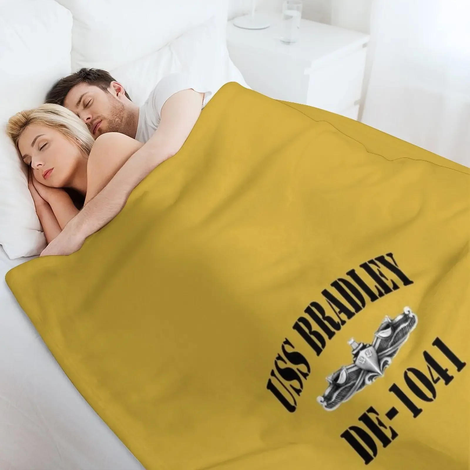 USS BRADLEY (DE-1041) КОРАБЛЬНЫЙ МАГАЗИН Декоративное одеяло Одиночные одеяла