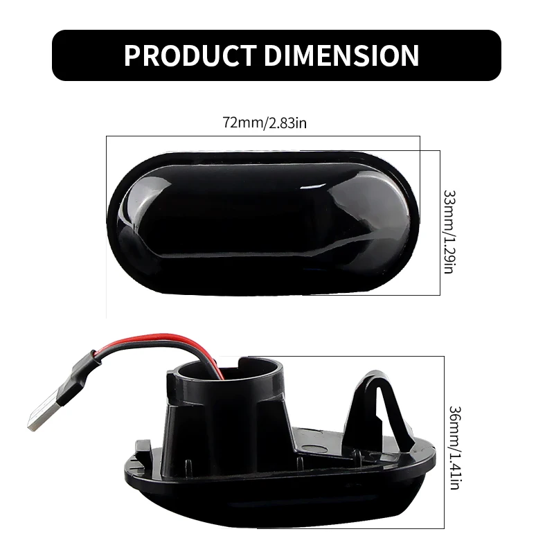 2 шт. для HONDA Prelude CRX S2000 Integra Fit Del Sol Acura Civic светодиодный динамический указатель