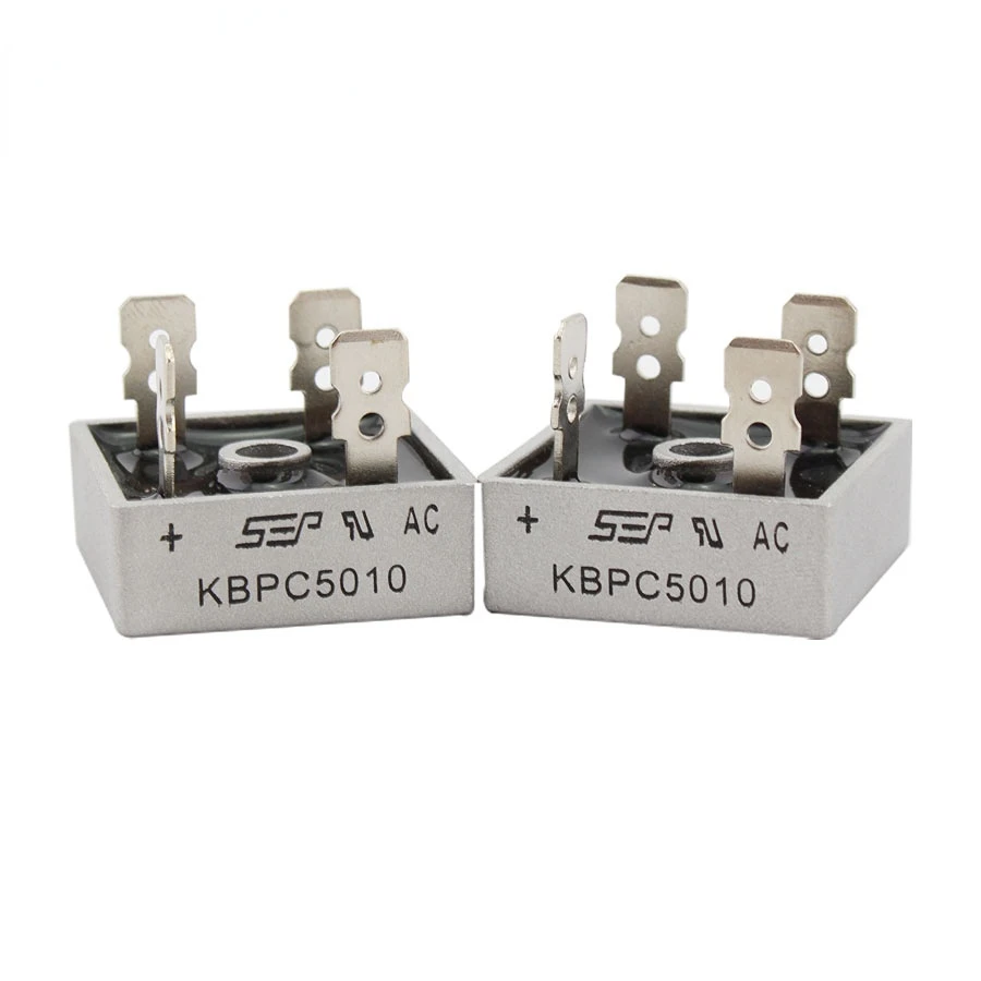 

5PCS KBPC5010 Diode Bridge Rectifier Kit 50A 1000V 5010 Rectifiers