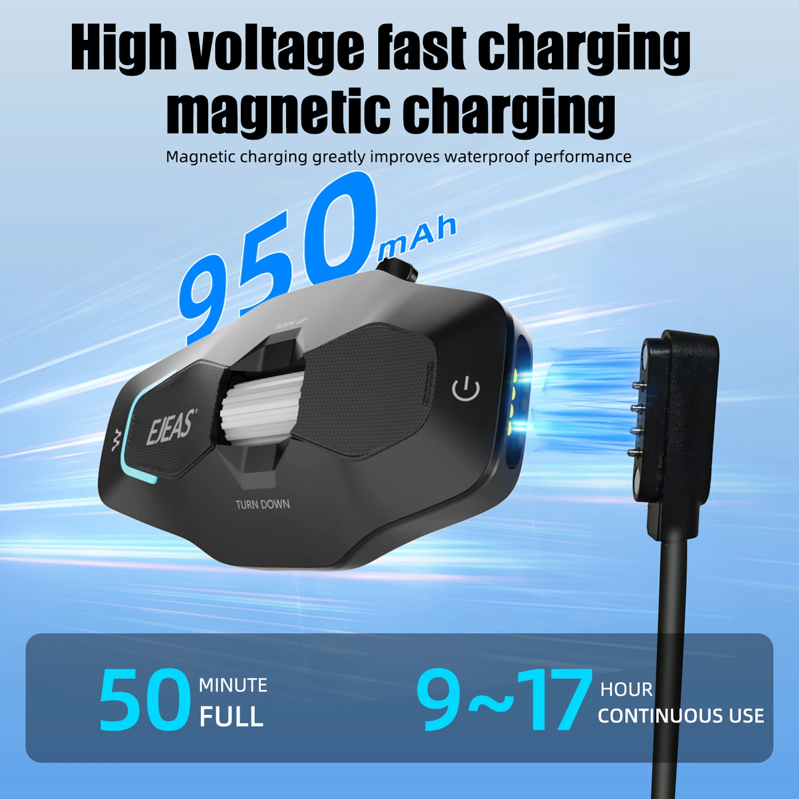 EJEAS X10 Гарнитура для мотоциклетного шлема 2-10 гонщиков Mesh4.0 + 5G BT Системы связи