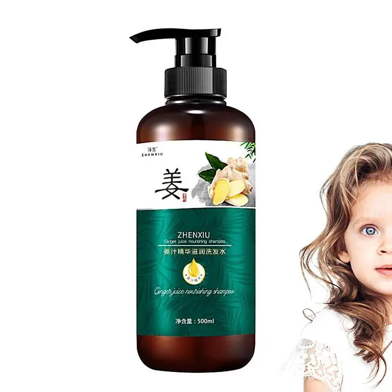 

Ginger Hair Shampoo Nutrition Oil Control Ginger Shampoo For Fuzzy Control 500ml Hair Care And Hair Repair Product For Men And