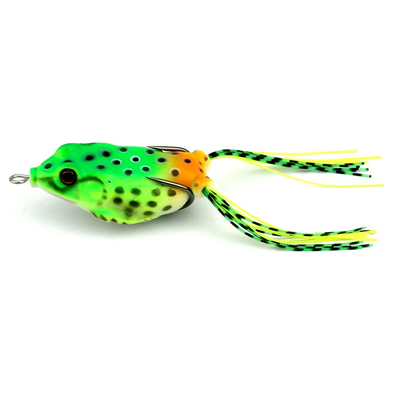

5PCS Colorful Frog Fishing Lure Crank Bait FIsh Hooks Bass Bait Tackle Portable Durable Crank Bait Lure Fishing Equipment
