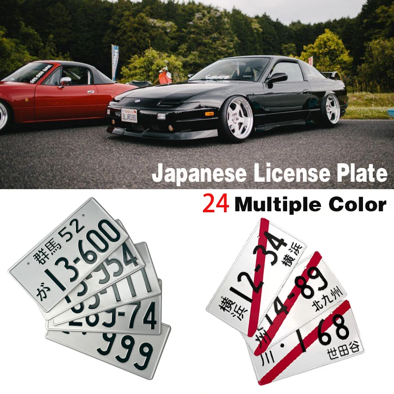 Номерной знак JDM RACING в японском стиле 33x16 6 см 13-954 дюйма Алюминиевый номерной