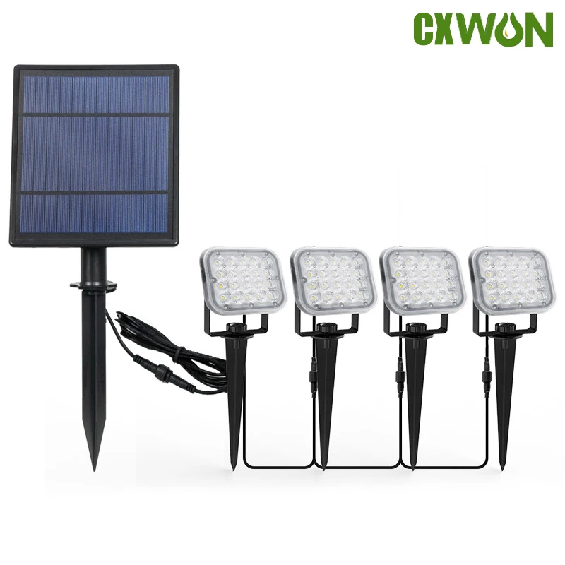 

Solar Lawn Lamp Outdoor Waterproof 20 LED Solar Garden Wall Light Landscape Spotlight Solar Yard Driveway Walkway Porch Light