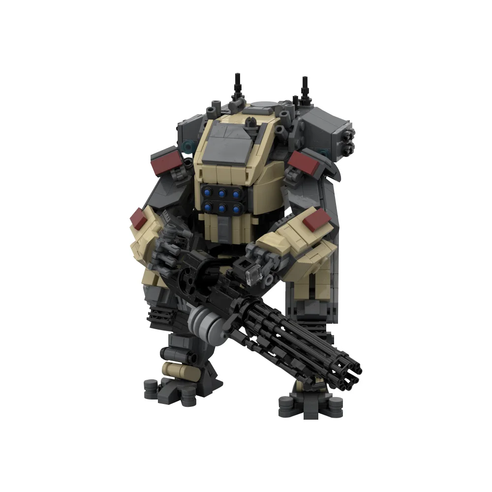 MOC Популярные игры Titanfall 2 строительные блоки Mecha модель Legion Titan Battle Robot сделай сам