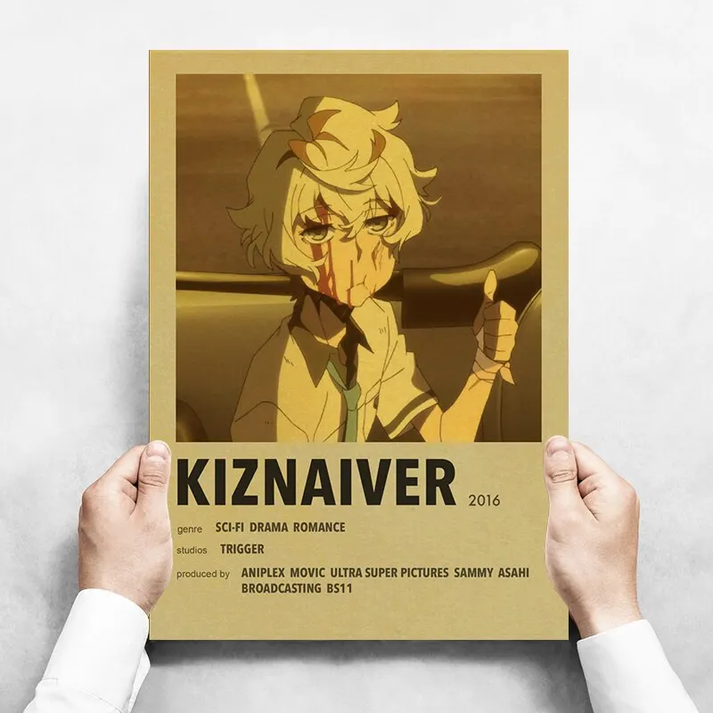 

Настенный постер аниме Jujutsu Kaisen Haikyuu Hunter X Hunter MHA Kraft Paper