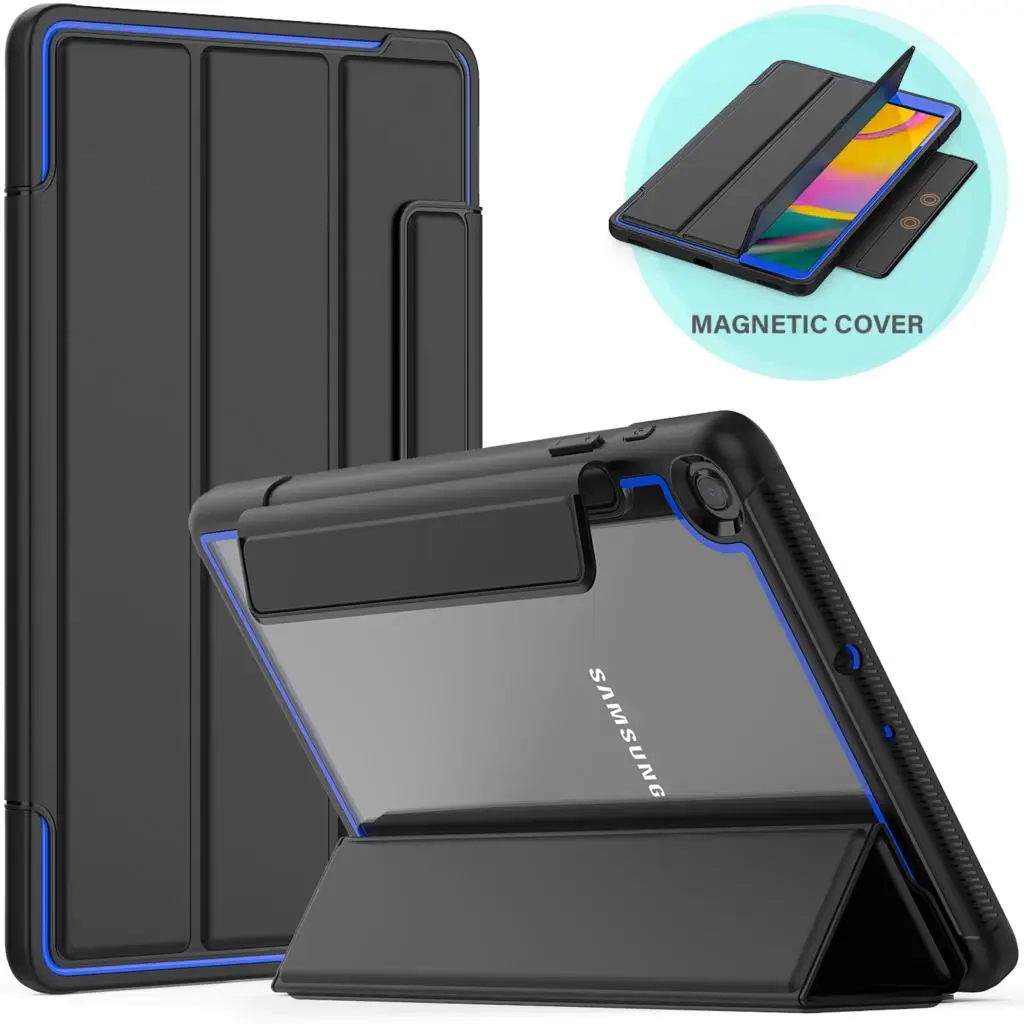 

Heavy Duty Protective Case for Samsung Galaxy Tab a 10.1 2019 Case Ultra Thin Leather Smart Auto Wake Sleep Cover for T510 T515