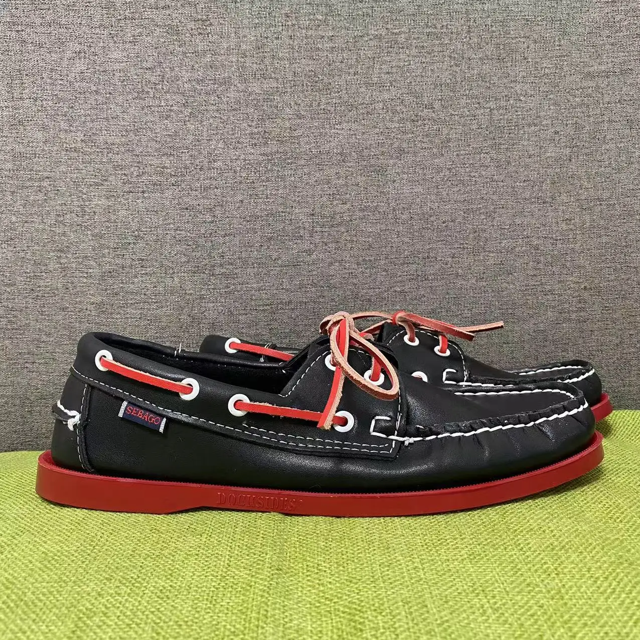 Sebago Mens Designer Shoes Men Genuine Leather Docksides Classic Boat For Homme Femme BB16