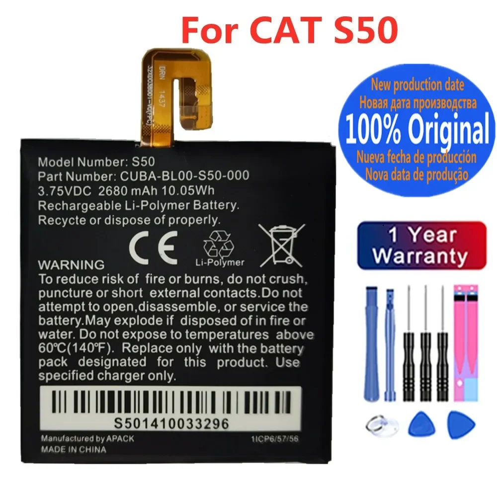 Оригинальный аккумулятор Caterpillar для телефона CAT S50 CUBA-BL00-S50-000 быстрая доставка +
