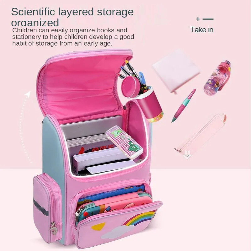2022 Kids Backpack Unicorn School Bags Cartoon Schoolbag Book Bags for Kids Primary Students Girl Toddler Backpack